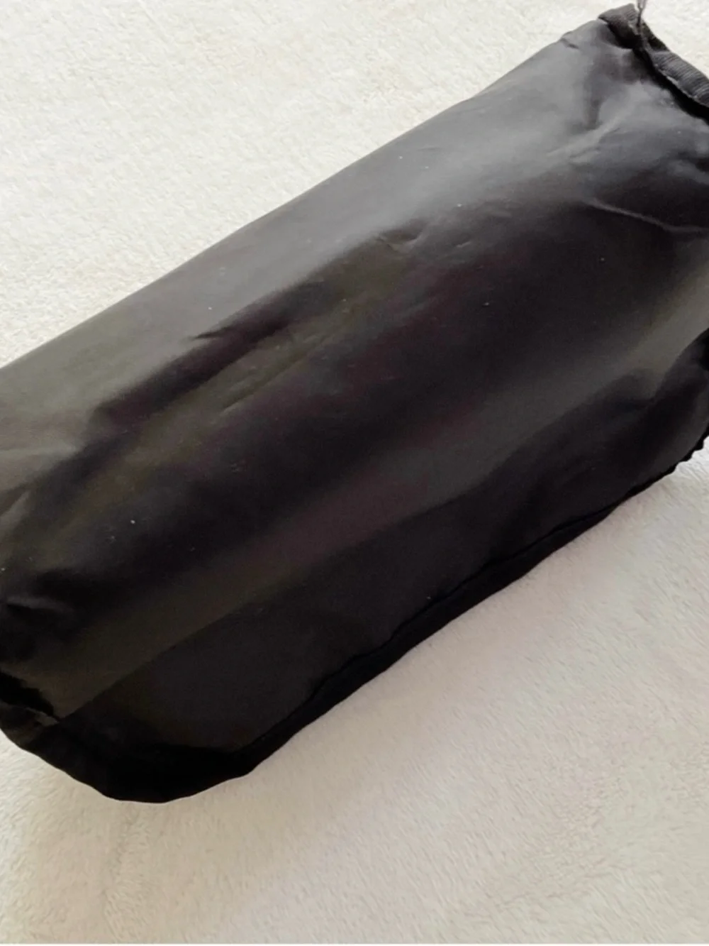 TUMI Delta Black Ballistic Nylon Travel Zip Pouch Toiletry Bag EUC